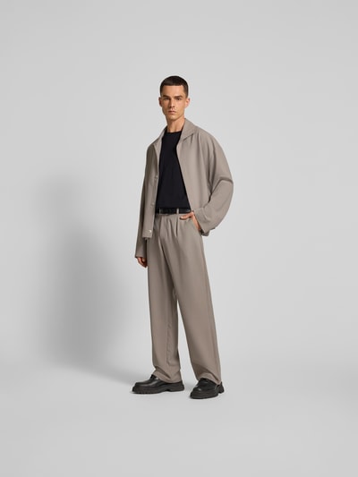 Filippa K Regular Fit T-Shirt mit Rollsaum Black 1