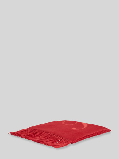 Tommy Hilfiger Schal aus reiner Wolle Modell 'SCRIPT' Rot 3