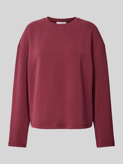 Rich & Royal Sweatshirt mit Rundhalsausschnitt Bordeaux 2