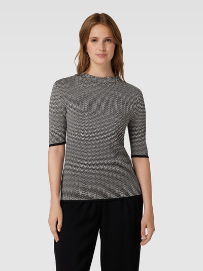 comma Gebreide pullover met 1/2-mouwen Zwart - 4