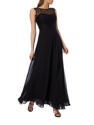 Swing Abendkleid mit Oberteil aus Spitze Black 1