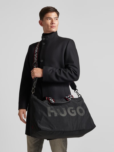 HUGO Sporttasche mit Label-Print Modell 'Quentyn' Black 1