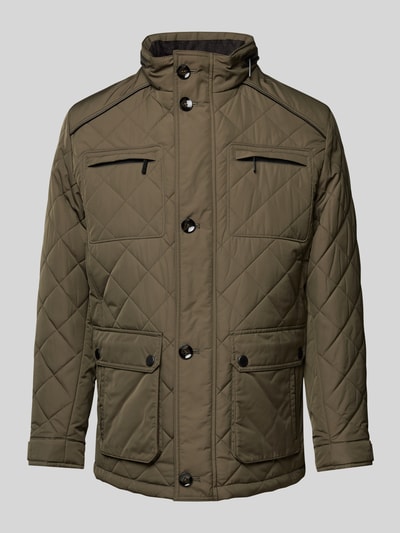 bugatti Jacke mit Steppnähten Oliv 1