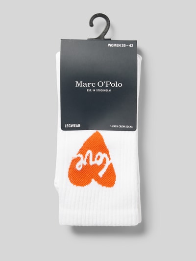 Marc O'Polo Socken mit weicher Bio-Baumwolle Weiss 3