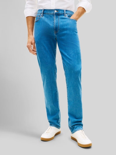 Tommy Hilfiger regular fit jeans van katoenmix in 5-pocketmodel model 'DENTON' Jeansblauw - 4