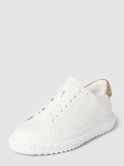 MICHAEL Michael Kors Sneakersy z obszyciem w kontrastowym kolorze model ‘Grove Lace Up’ Biały 1