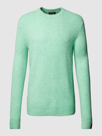 Scotch & Soda Gebreide pullover in gemêleerde look Mintgroen - 2