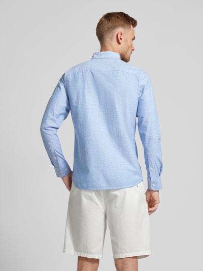 Jack & Jones Premium Slim Fit Freizeithemd mit Brusttasche Modell 'BROOK OXFORD' Hellblau 5