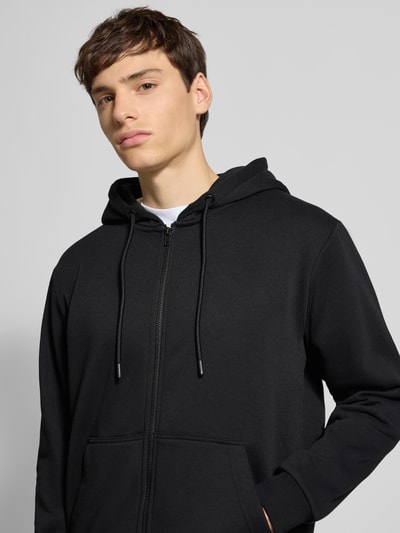 Jack & Jones Bluza rozpinana z kapturem model ‘BRADLEY’ Czarny 3