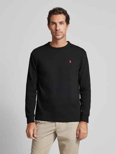 Polo Ralph Lauren Longsleeve mit Logo-Stitching Black 4