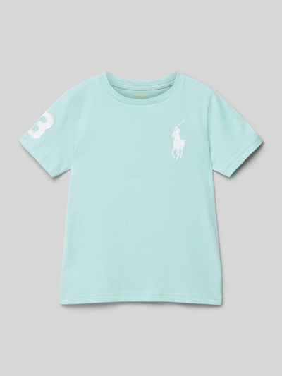 Polo Ralph Lauren Teens T-Shirt mit Label-Stitching Mint 1