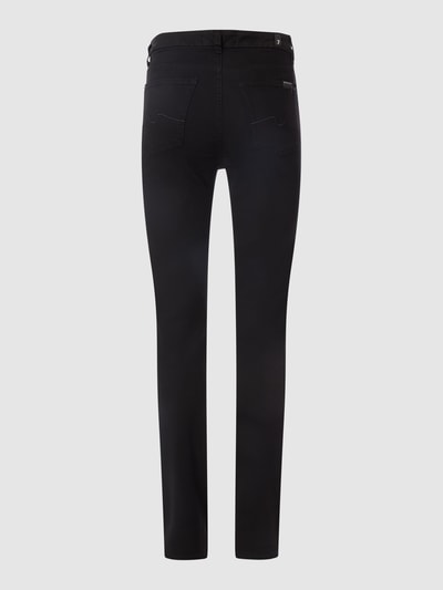 7 For All Mankind Straight Fit Jeans mit Stretch-Anteil Modell 'Kimmie'  Black 3