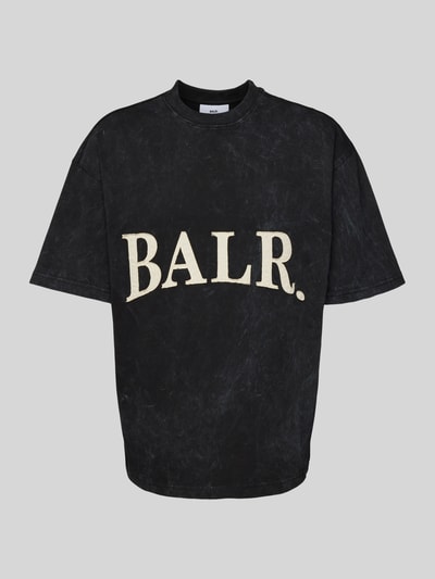 Balr. Oversized T-Shirt mit Label-Stitching Black 1