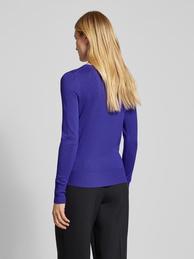 Christian Berg Woman Gebreide pullover met ronde hals Violet - 5