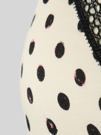 HUGO Pyjama-Oberteil mit Herz-Ausschnitt Modell 'POLKA' Offwhite 2