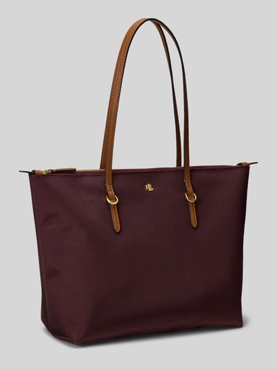 Lauren Ralph Lauren Henkeltasche mit Logo-Detail Modell 'KEATON' Bordeaux 3