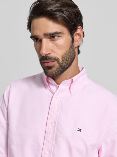 Tommy Hilfiger Regular fit vrijetijdsoverhemd van puur katoen Lichtroze - 3