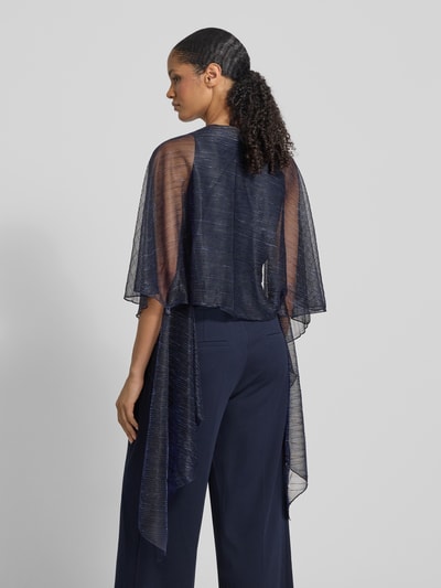 Vera Mont Etola z lejącego materiału zapinana na guzik Ciemnoniebieski 5