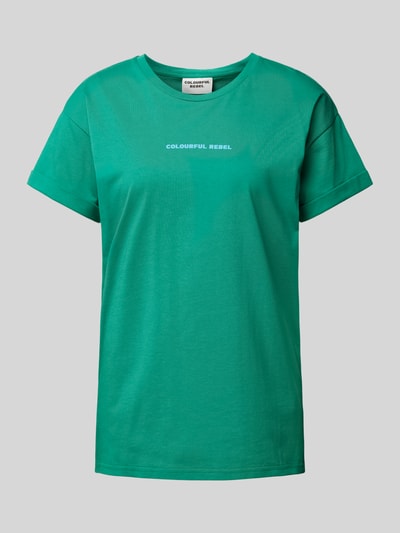 Colourful Rebel T-shirt met ronde hals Groen - 2