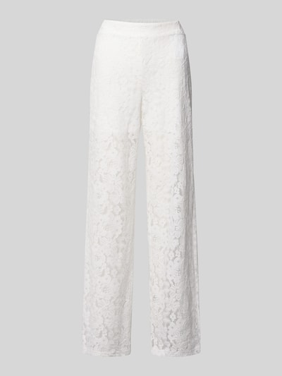 Produktfoto, Weite HOSE in Spitzen-Optik Modell 'HONEY' von Vero Moda, Optik: Unifarben, Regular-Fit, Bundabschluss: Elastisch, Materialverarbeitung: Lochspitze