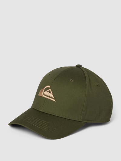 Quiksilver Basecap mit Logo-Stitching Modell 'DECADES' Dunkelgruen 1