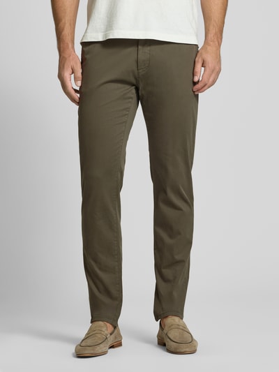 Casual Friday Stoffhose mit französischen Eingrifftaschen Oliv 4