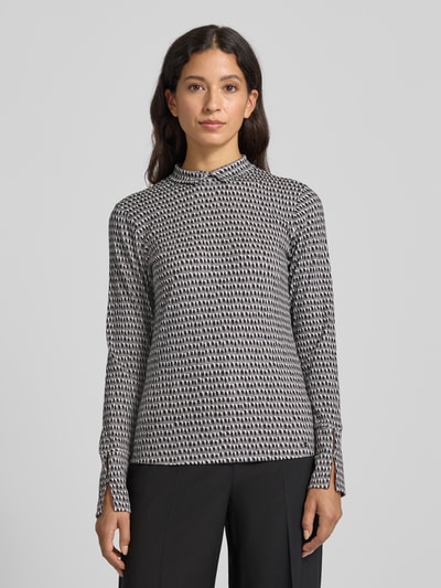 Marc Cain Longsleeve mit Stehkragen Mittelgrau 4
