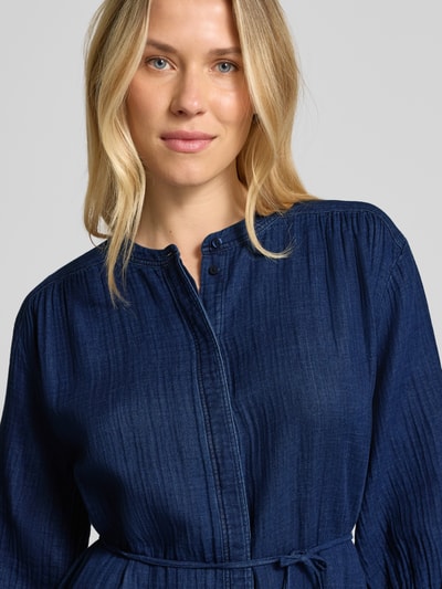 s.Oliver RED LABEL Loose fit vrijetijdsjurk van puur katoen Jeansblauw - 3