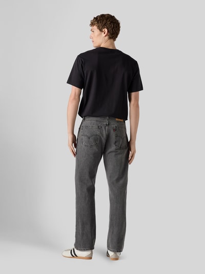 Levi's® relaxed fit jeans van puur katoen Zwart - 5