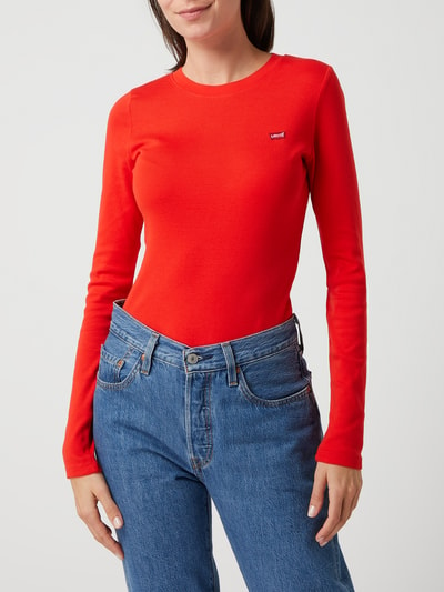 Levi's® Longsleeve aus Bio-Baumwolle  Rot 4