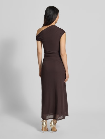 Forever New Abendkleid mit Wasserfall-Ausschnitt Modell 'Piper' Dunkelbraun 5