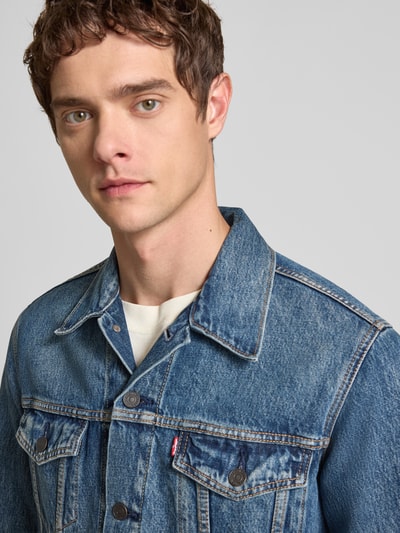 Levi's® Jeansjacke mit Label-Detail Modell 'THE TRUCKER JACKET' Jeansblau 3