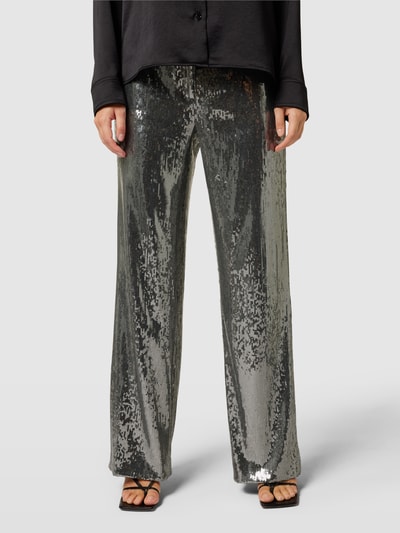JOOP! Stoffhose mit Paillettenbesatz Dunkelgrau 4