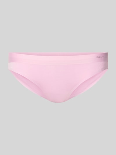 Produktfoto, Slip aus Viskose-Elasthan-Mix Modell 'SMARTOUCH' von Skiny in zartem Rosa, elastischer Bund, glatte Oberfläche