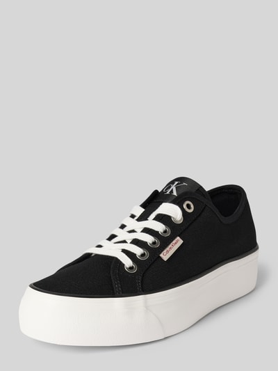 Calvin Klein Jeans Sneakers met structuurmotief, model 'VULC FLATFORM' Zwart - 1
