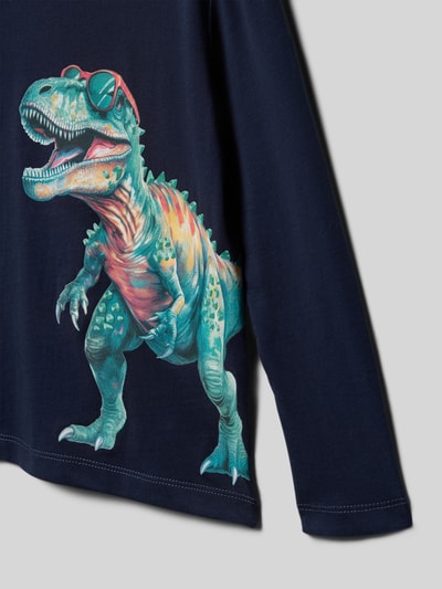 s.Oliver RED LABEL Regular fit shirt met lange mouwen van puur katoen Marineblauw - 2