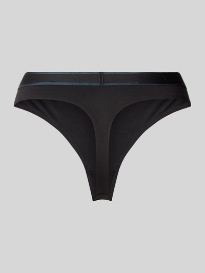 Calvin Klein Underwear String mit Label-Bund Black 3