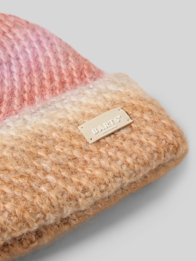 Barts Strickmütze mit Label-Detail Modell 'Fanatail' Orange 2