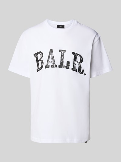 Balr. T-Shirt mit Logo und Rundhalsausschnitt Weiss 2