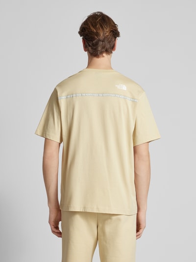 The North Face T-Shirt mit Label-Print Modell 'ZUMU' Beige 5