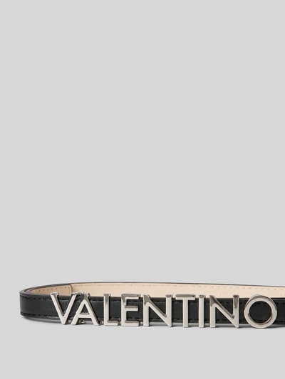 VALENTINO BAGS Gürtel mit Label-Applikation Modell 'BELTY LOGO' Black 2