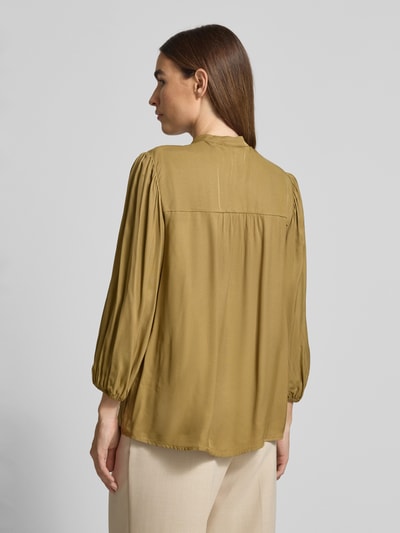 More & More Bluzka z krótką listwą guzikową Khaki 5