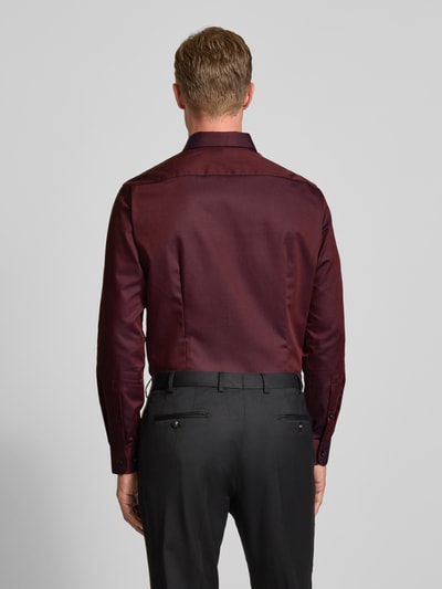 Jake*s Regular Fit Business-Hemd mit Kentkragen Rostrot 5