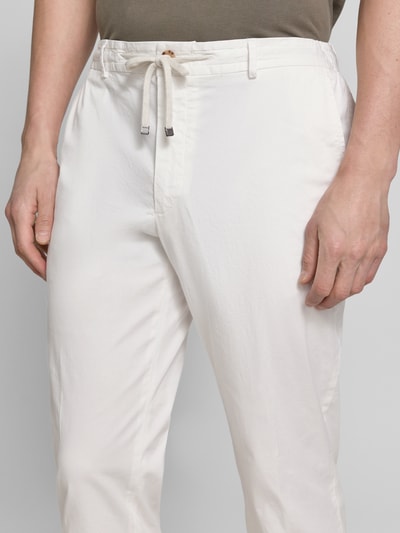 JOOP! COLLECTION Jeansy w kroju slim fit ze sznurkiem Model „Sake” Złamany biały 3