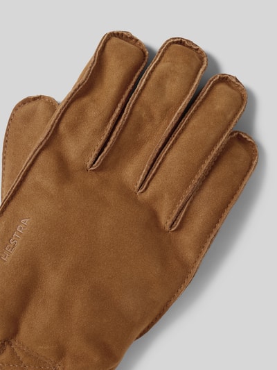 Hestra Handschuhe mit Label-Detail Modell 'Joar' Cognac 3