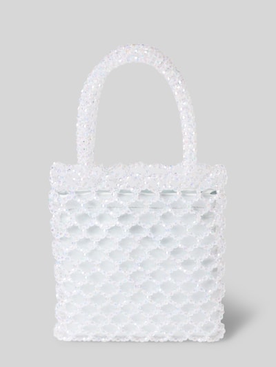 Jake*s Cocktail Handtasche mit Ziersteinbesatz Offwhite Melange 2