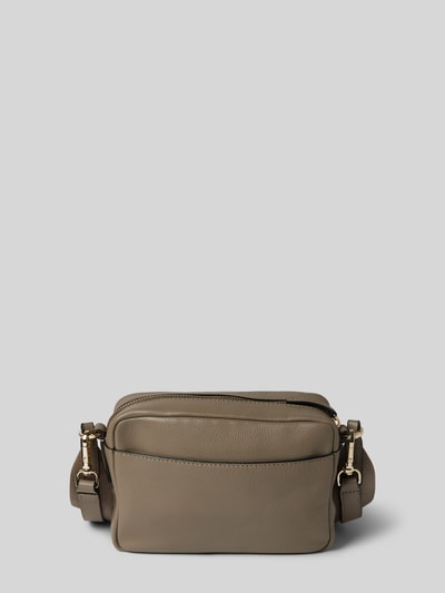 BOSS Crossbody Bag aus echtem Leder Modell 'Alyce' Taupe 4