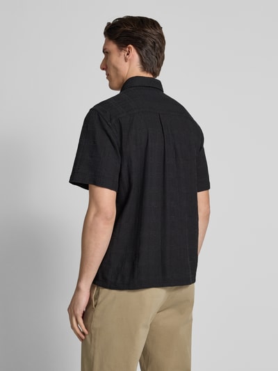 MCNEAL Freizeithemd mit Kentkragen Black 5