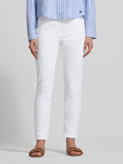 Raphaela By Brax Straight Fit Jeans mit Lyocell-Anteil Modell 'Pamina' Weiss 4