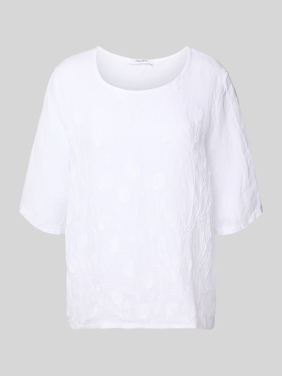 ZABAIONE Blouseshirt met ronde hals Wit - 2